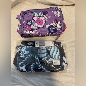 Very Bradley (2) Lighten Up Compact Organizers - Shore Enough & Enchanted Garden